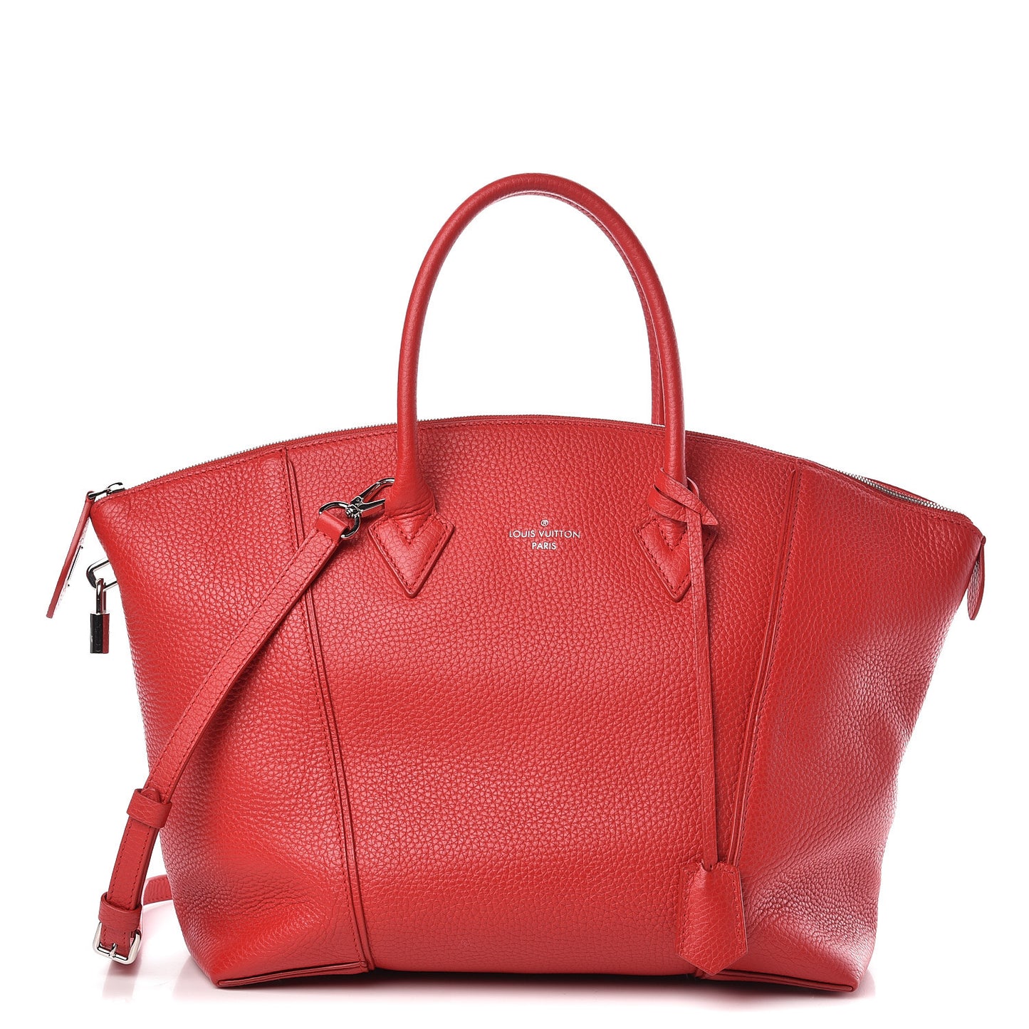 Cuir Taurillon Soft Lockit MM Rubis