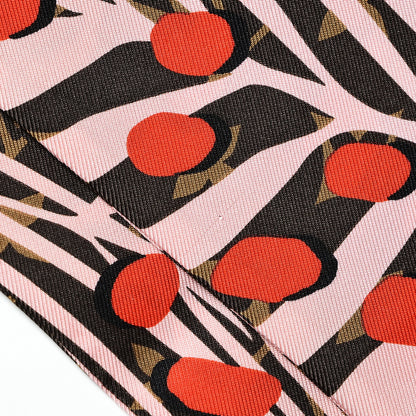 Louis Vuitton Silk Monogram Jungle Dots Bandeau Sugar Pink Poppy 6 of 6