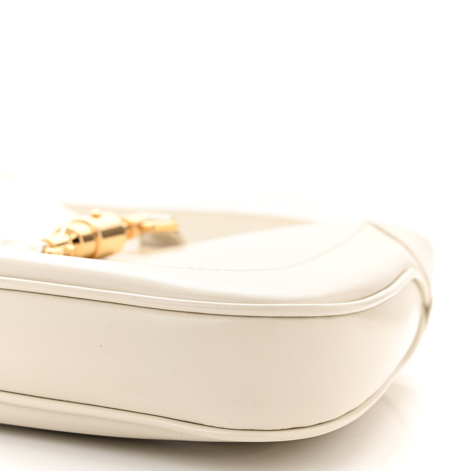 Gucci Boarded Dyana Lux Calfskin Small Jackie 1961 Hobo Mystic White 10 of 11