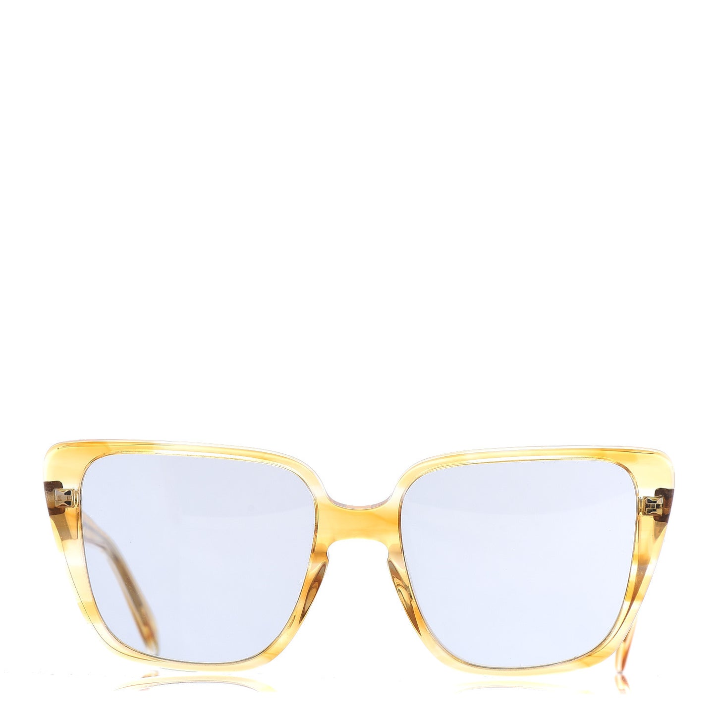 Acetate Cat Eye Sunglasses CL400471 Yellow Blue