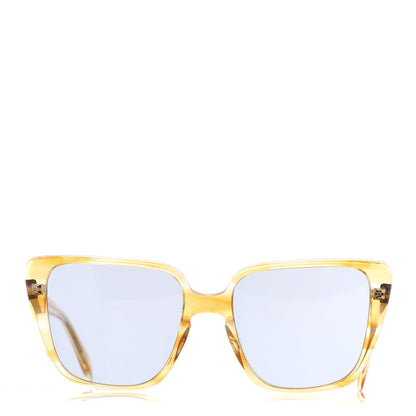 Celine Acetate Cat Eye Sunglasses CL400471 Yellow Blue 2 of 7