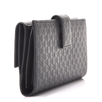 Gucci Microguccissima Continental Flap Wallet Black 3 of 11