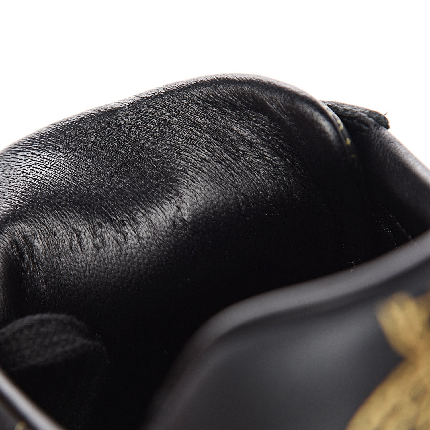 Gucci X DAPPER DAN Calfskin Laminated Ayers GG Micro Monogram Mens G74 Sneakers 6 Black 8 of 8