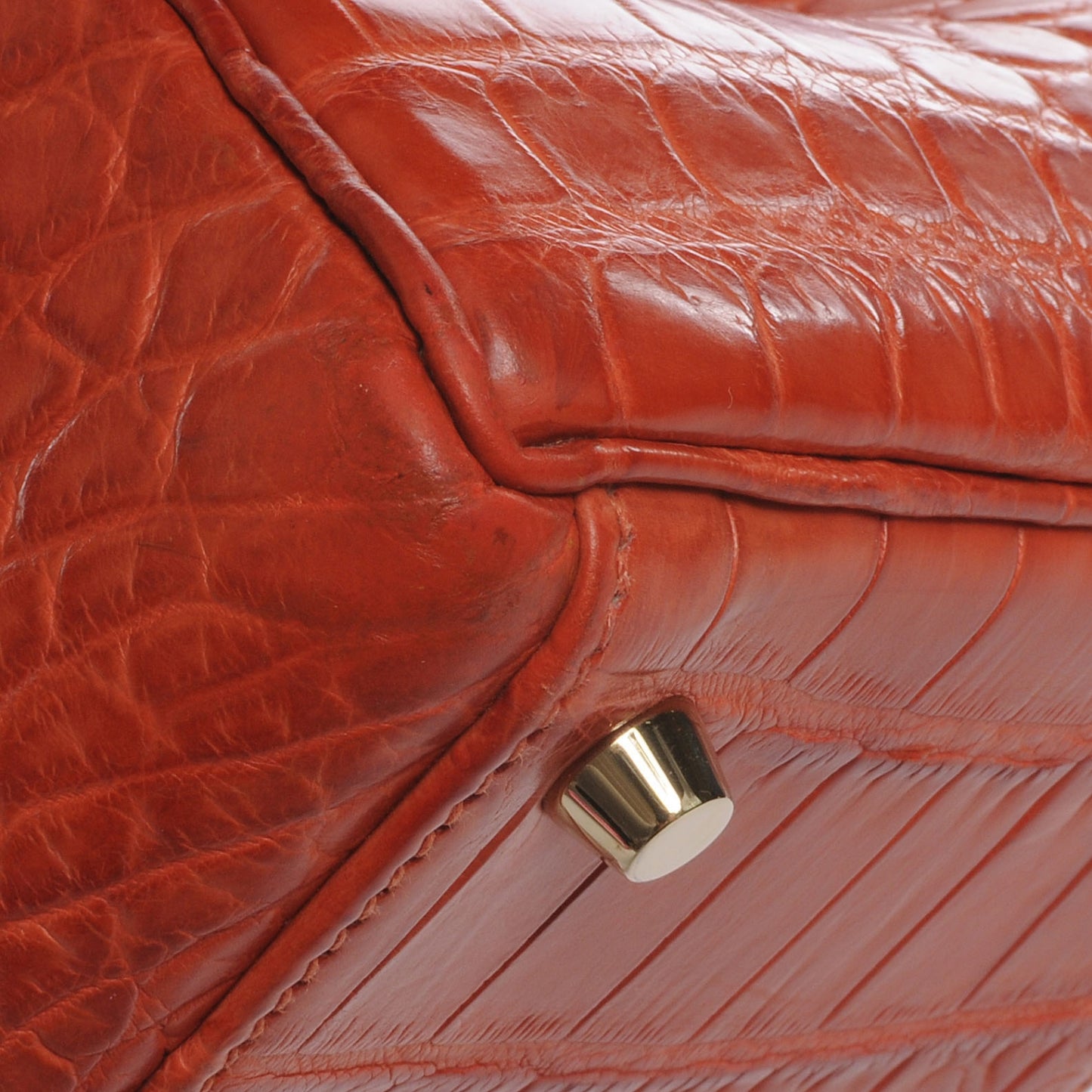 Matte Niloticus Crocodile Kelly 35 Sanguine