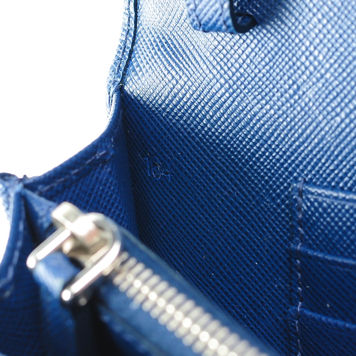 Saffiano Studded Mini Crossbody Wallet Bleuette