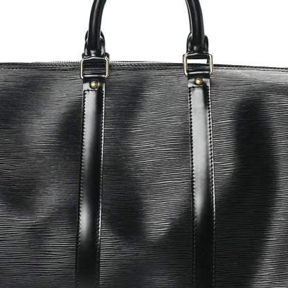 Louis Vuitton Epi Keepall 45 Black 6 of 9