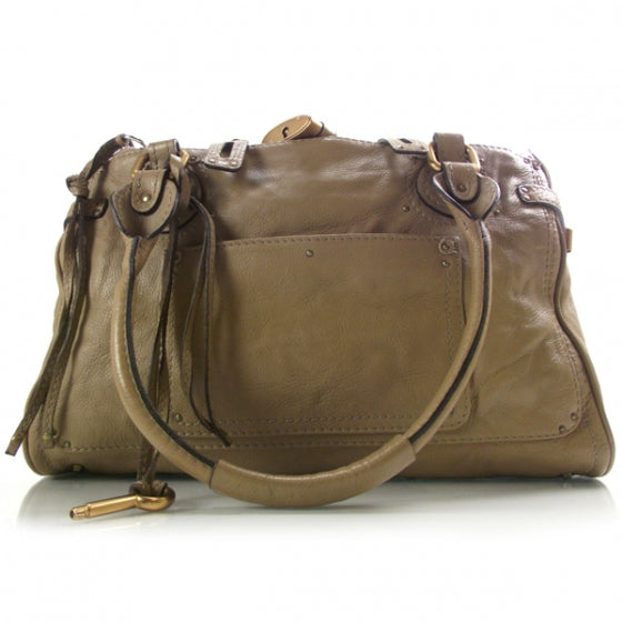 Chloe Leather Paddington Large Tote Taupe 1 of 17