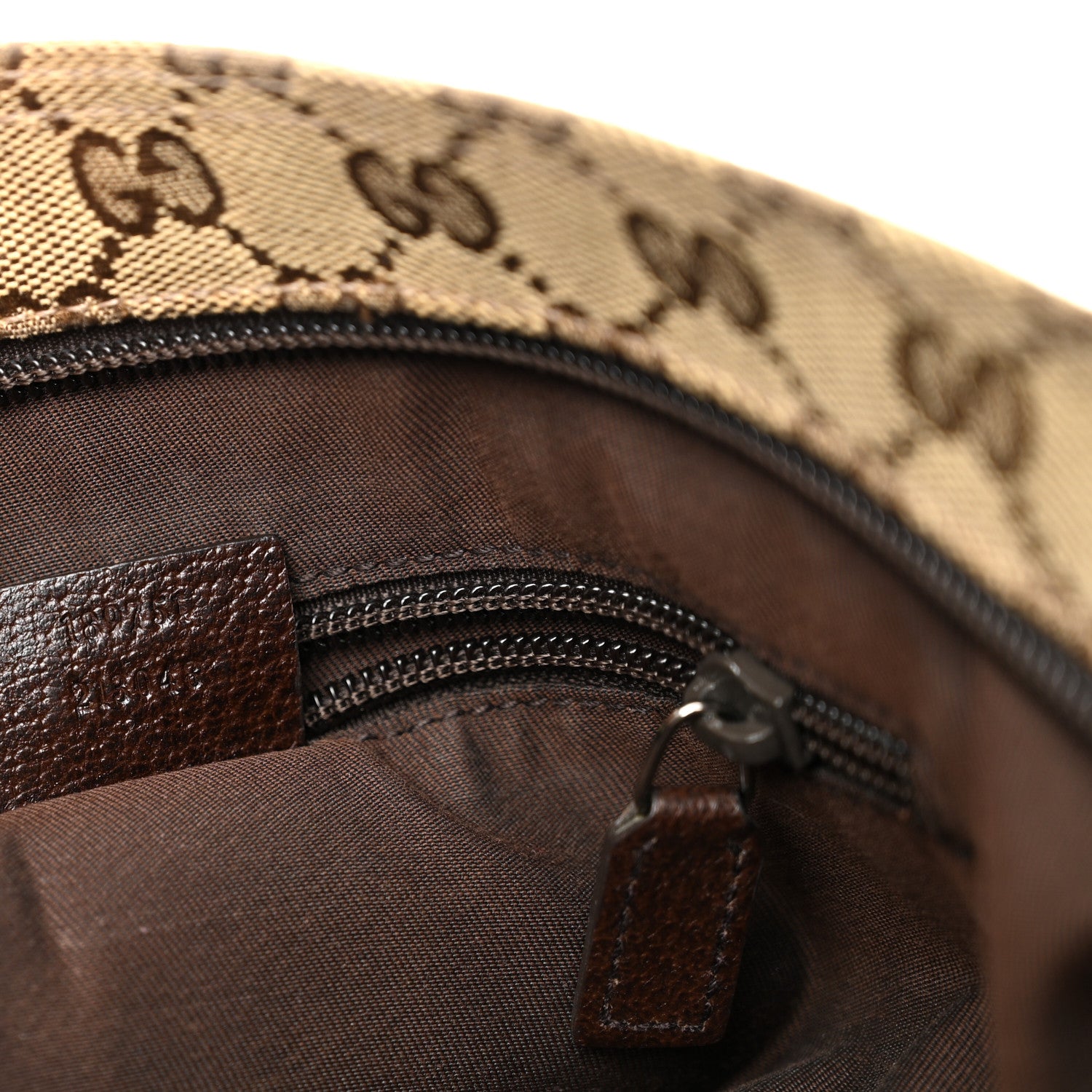 Gucci Monogram Web Medium Flat Messenger Bag Brown 7 of 10