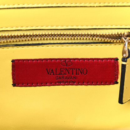 Valentino Garavani Vitello Mini Rockstud Tote Water Yellow 8 of 13