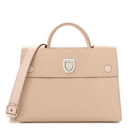 Christian Dior Grained Calfskin Medium Diorever Flap Tapioca 1 of 12