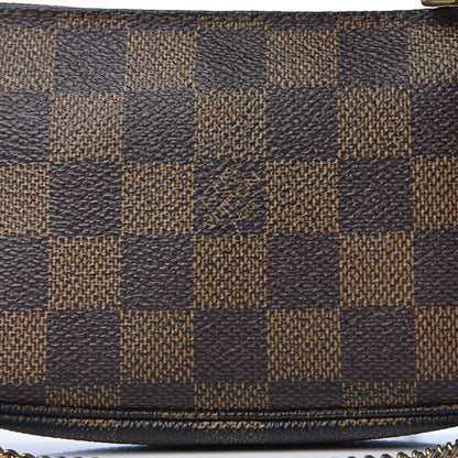 Louis Vuitton Damier Ebene Mini Pochette Accessories 9 of 18