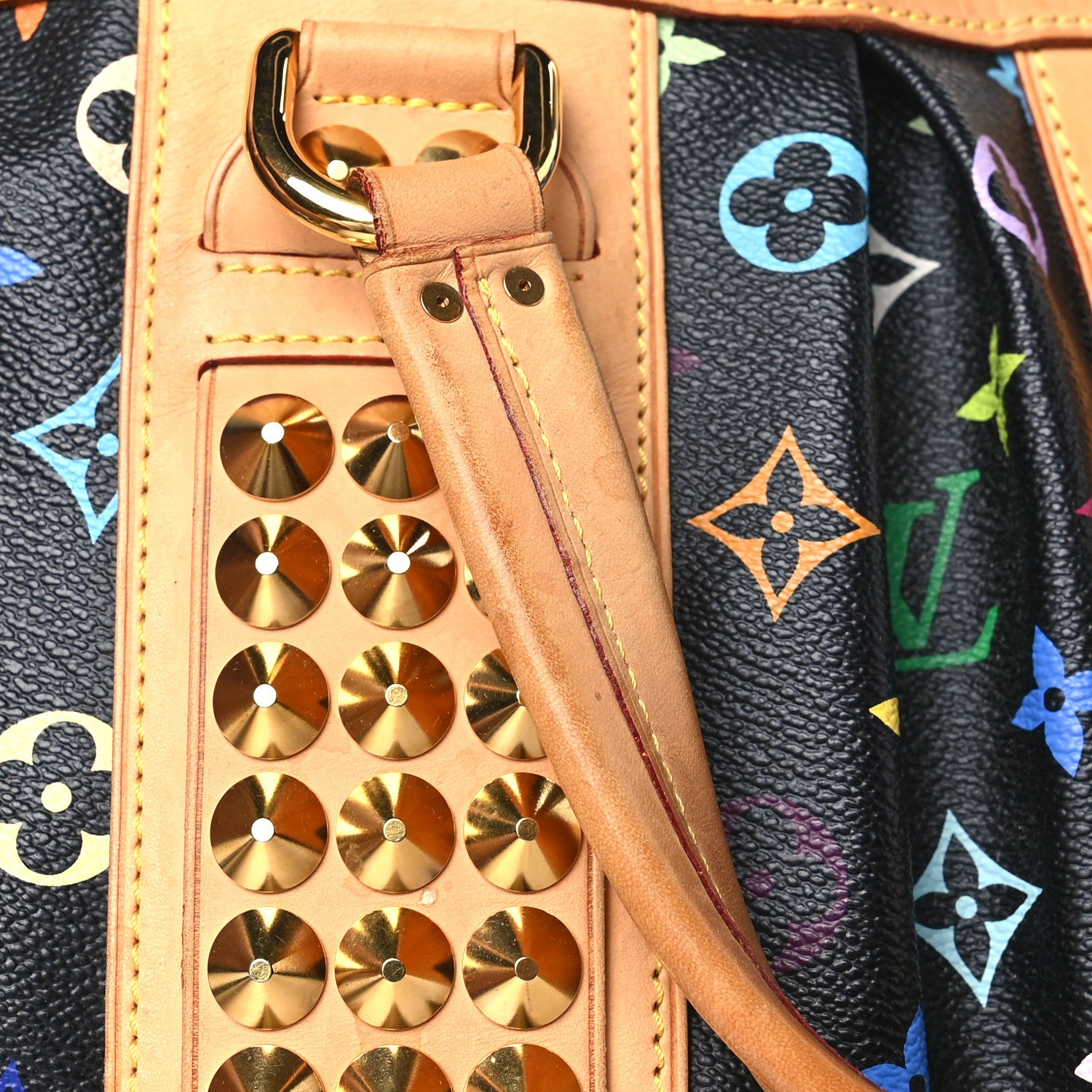 Louis Vuitton Monogram Multicolor Courtney MM Black 9 of 9