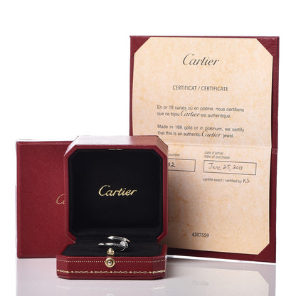 Cartier 18K White Gold Juste Un Clou Ring 54 6.75 8 of 8