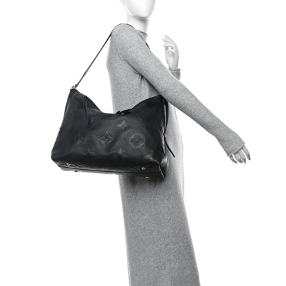 Louis Vuitton Empreinte Monogram Giant CarryAll MM Black 2 of 11