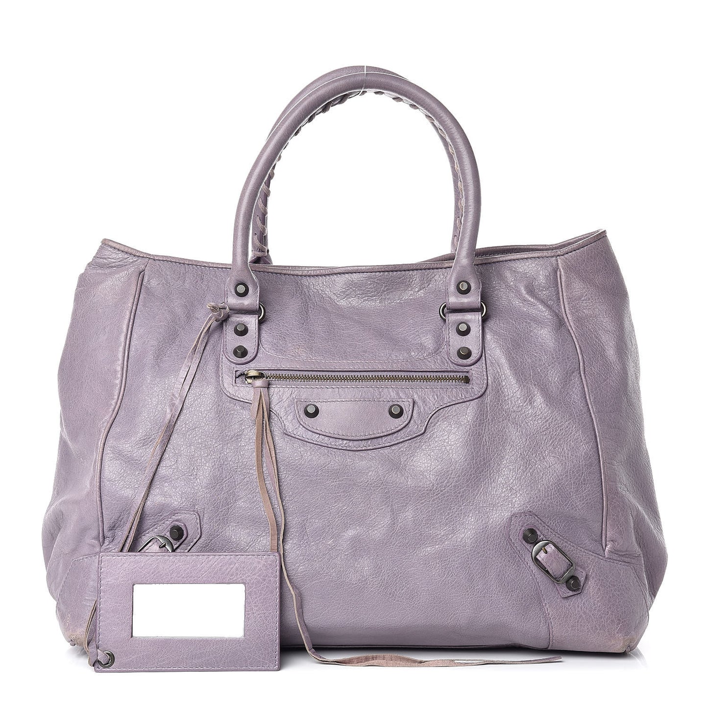Agneau Classic Hardware Large Sunday Tote Glycine