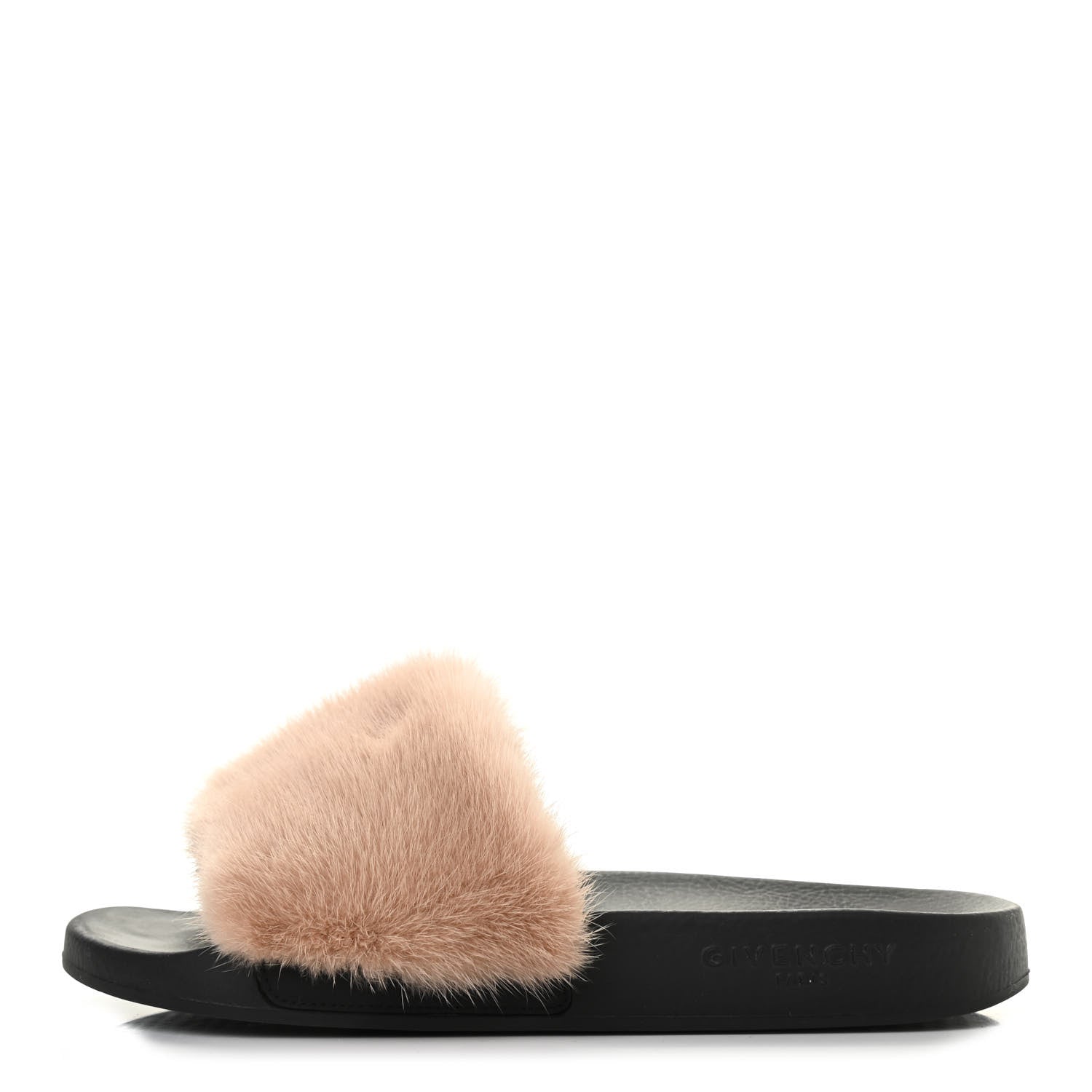 Givenchy Mink Rubber Slide Sandals 37 Rose Poudre 1 of 8