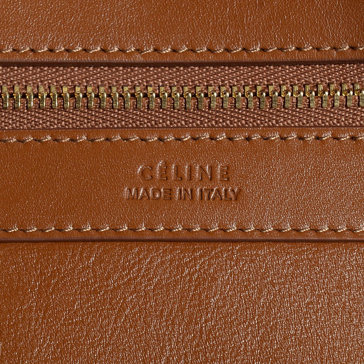 Celine Sleek Calfskin Small Cabas Phantom Tan 13 of 14