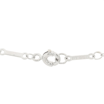 Tiffany Platinum Diamond .30ctw Elsa Peretti Diamonds by the Yard 5 Station Necklace 4 of 5
