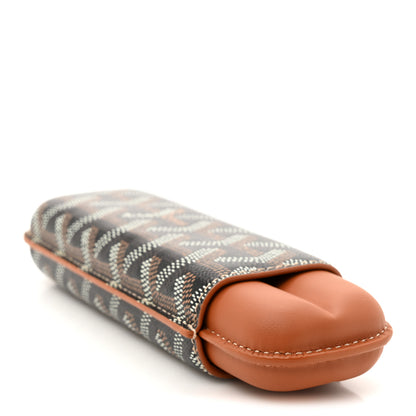 Goyard Goyardine Churchill 2 Cigar Case Black Gold 4 of 11