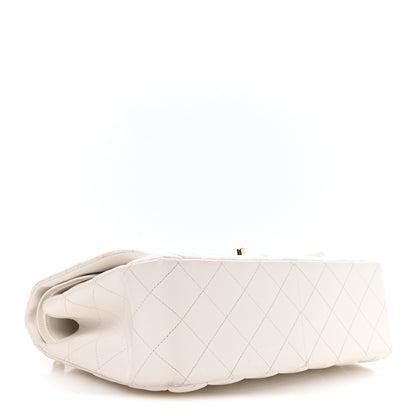 Chanel Caviar Quilted Jumbo Double Flap White 4 of 11