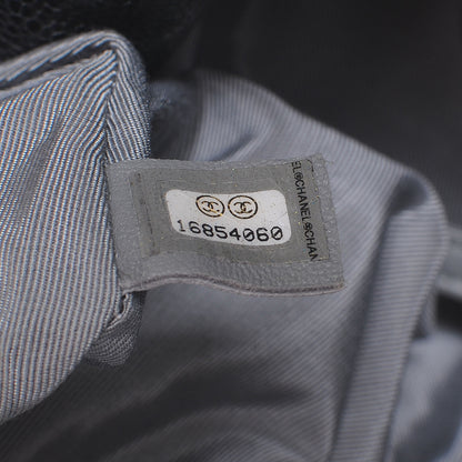 Chanel Caviar Quilted Large Elastic Tote Black 7 of 7