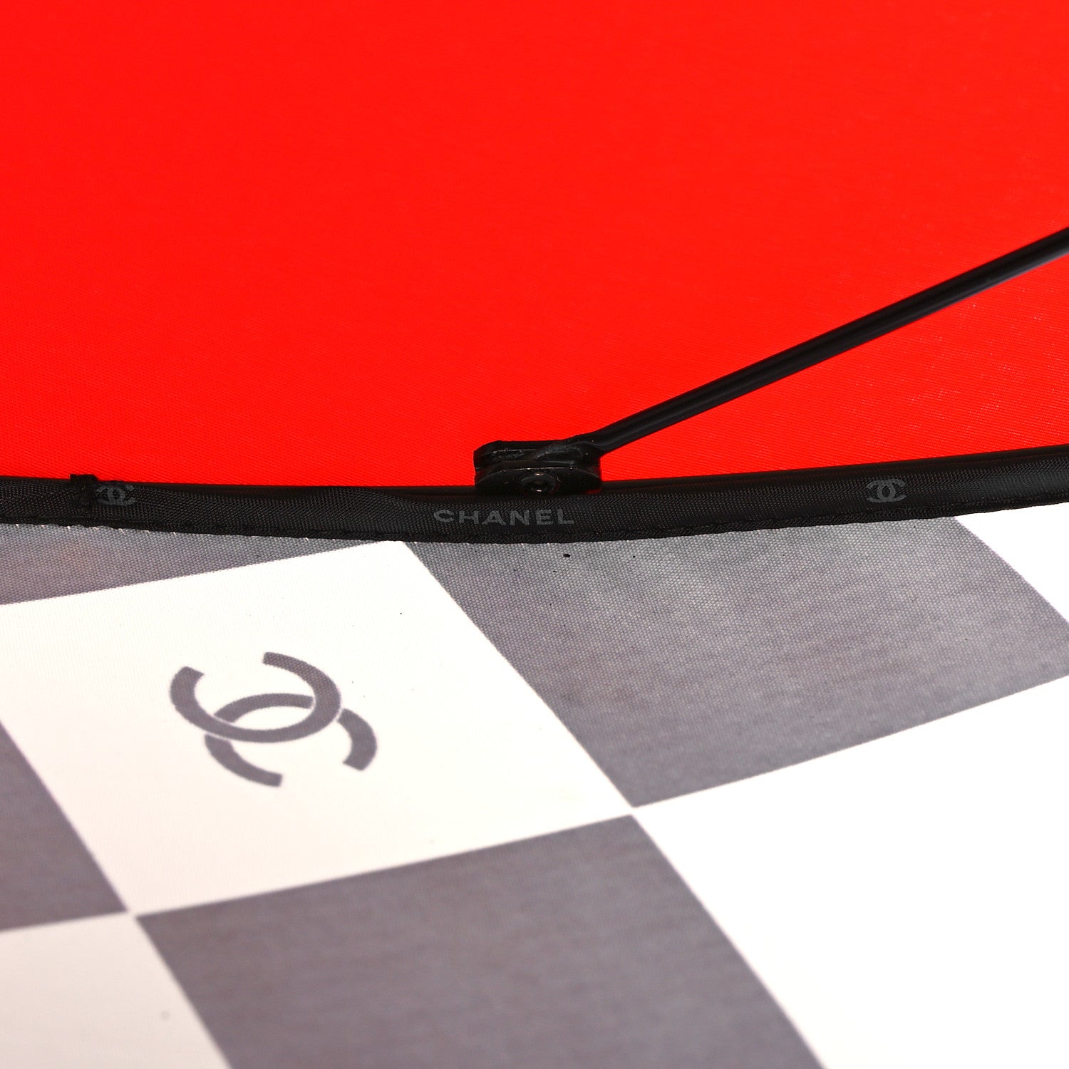 Chanel Nylon CC Umbrella Red Yellow Blue Black White 8 of 13