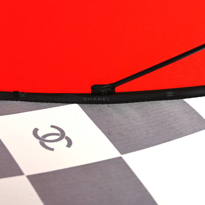 Chanel Nylon CC Umbrella Red Yellow Blue Black White 8 of 13