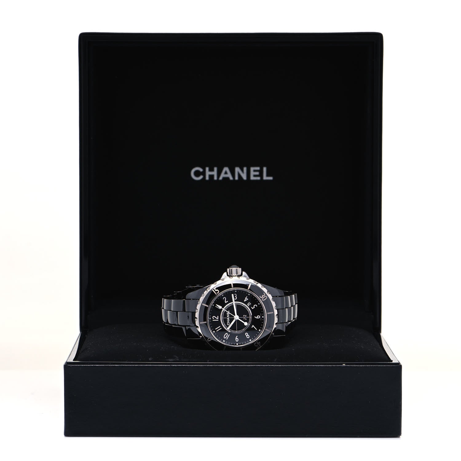 Chanel Stainless Steel Ceramic 33mm J12 Quartz Watch Black 5 of 5