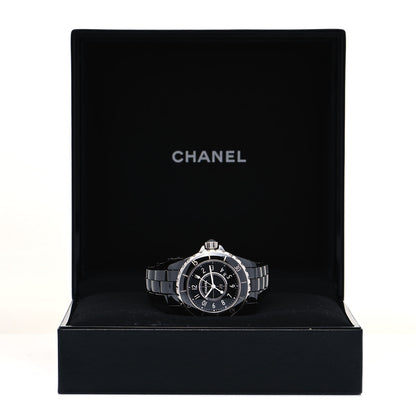 Chanel Stainless Steel Ceramic 33mm J12 Quartz Watch Black 5 of 5