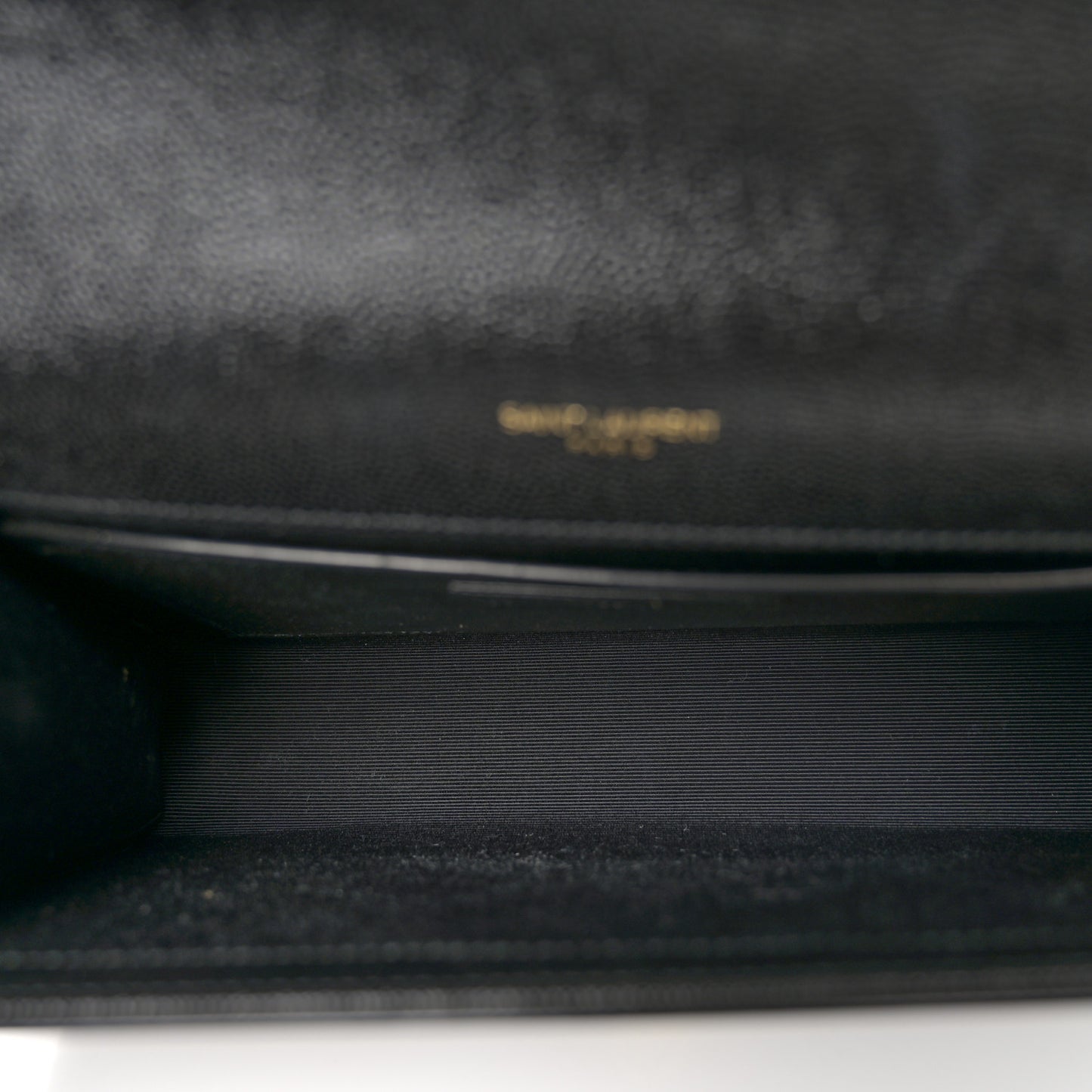 Grain De Poudre Medium Classic Monogram Kate Satchel Black