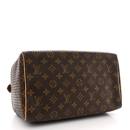 Louis Vuitton Monogram Perforated Speedy 30 Fuchsia 4 of 12