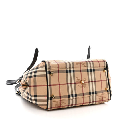 Burberry Haymarket Check Small Canterbury Tote Black 4 of 12