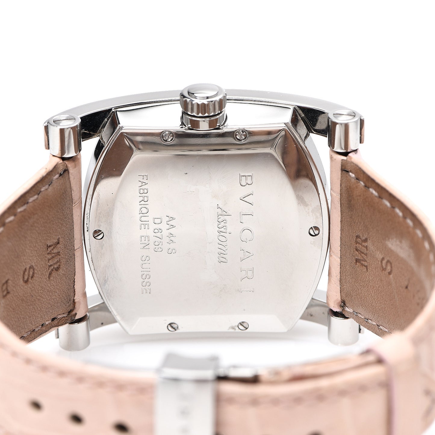 Stainless Steel Alligator Diamond Mother of Pearl 35mm Assioma Quartz Watch