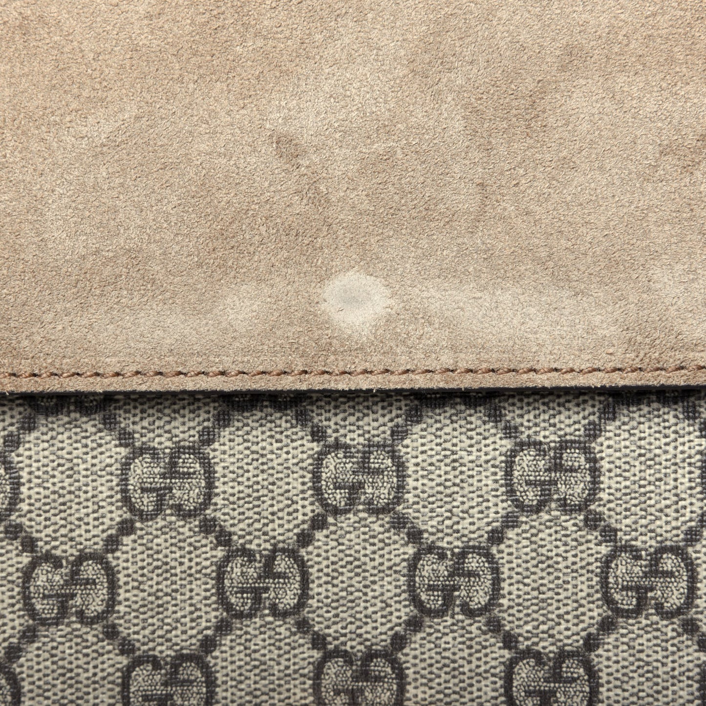 GG Supreme Monogram Small Dionysus Shoulder Bag Taupe