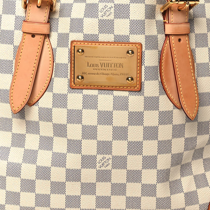 Louis Vuitton Damier Azur Hampstead MM 7 of 12