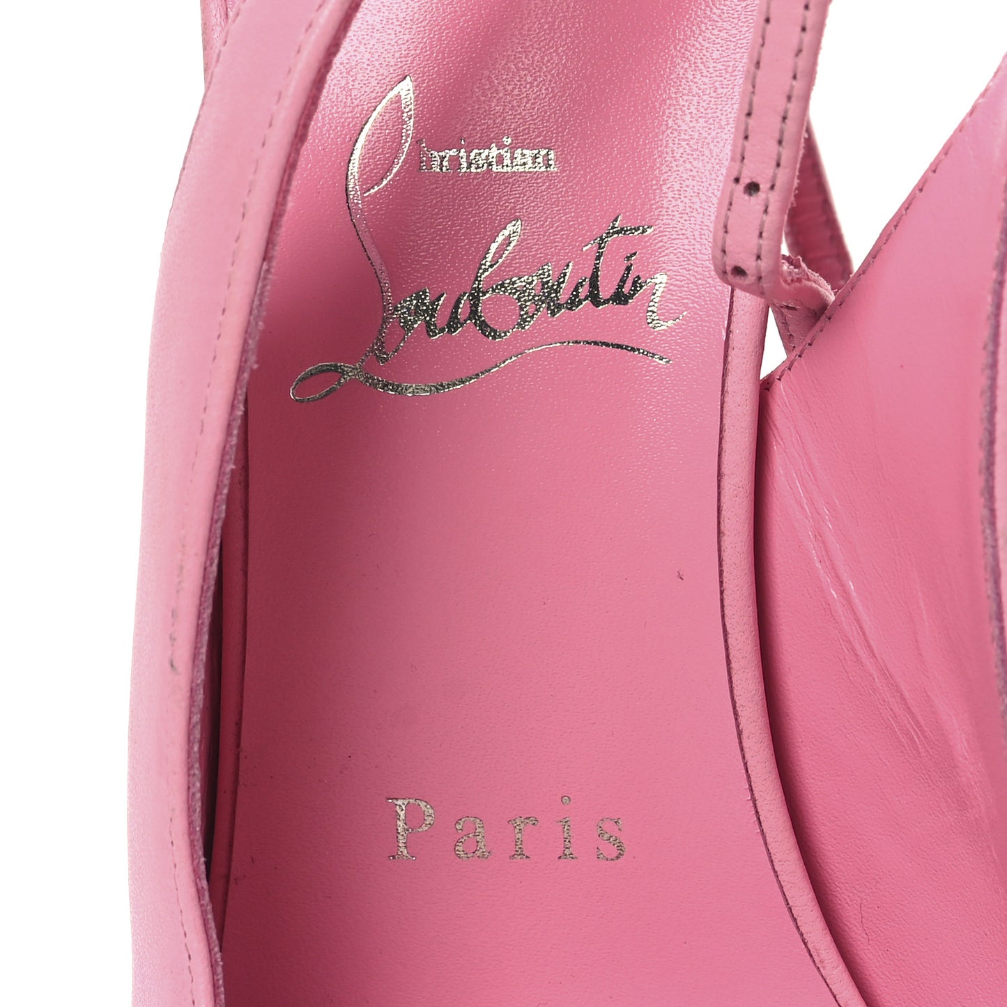 Calfskin Condora Sling 100 Pumps 38.5 Pink