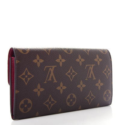 Louis Vuitton Monogram Emilie Wallet Fuchsia 3 of 10