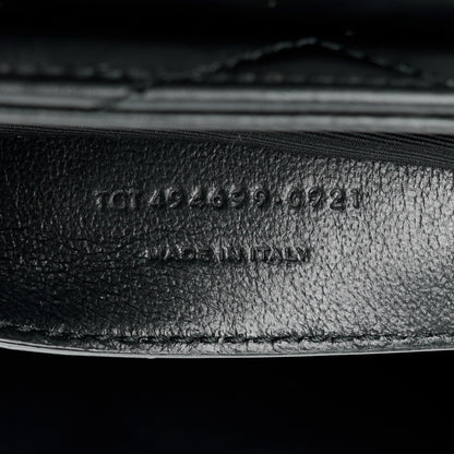 Saint Laurent Calfskin Y Quilted Monogram Small Loulou Chain Satchel Black 8 of 15