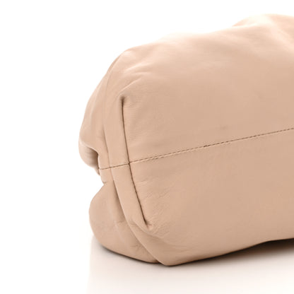 Bottega Veneta Smooth Butter Calf The Pouch Oversized Clutch Nude 8 of 10