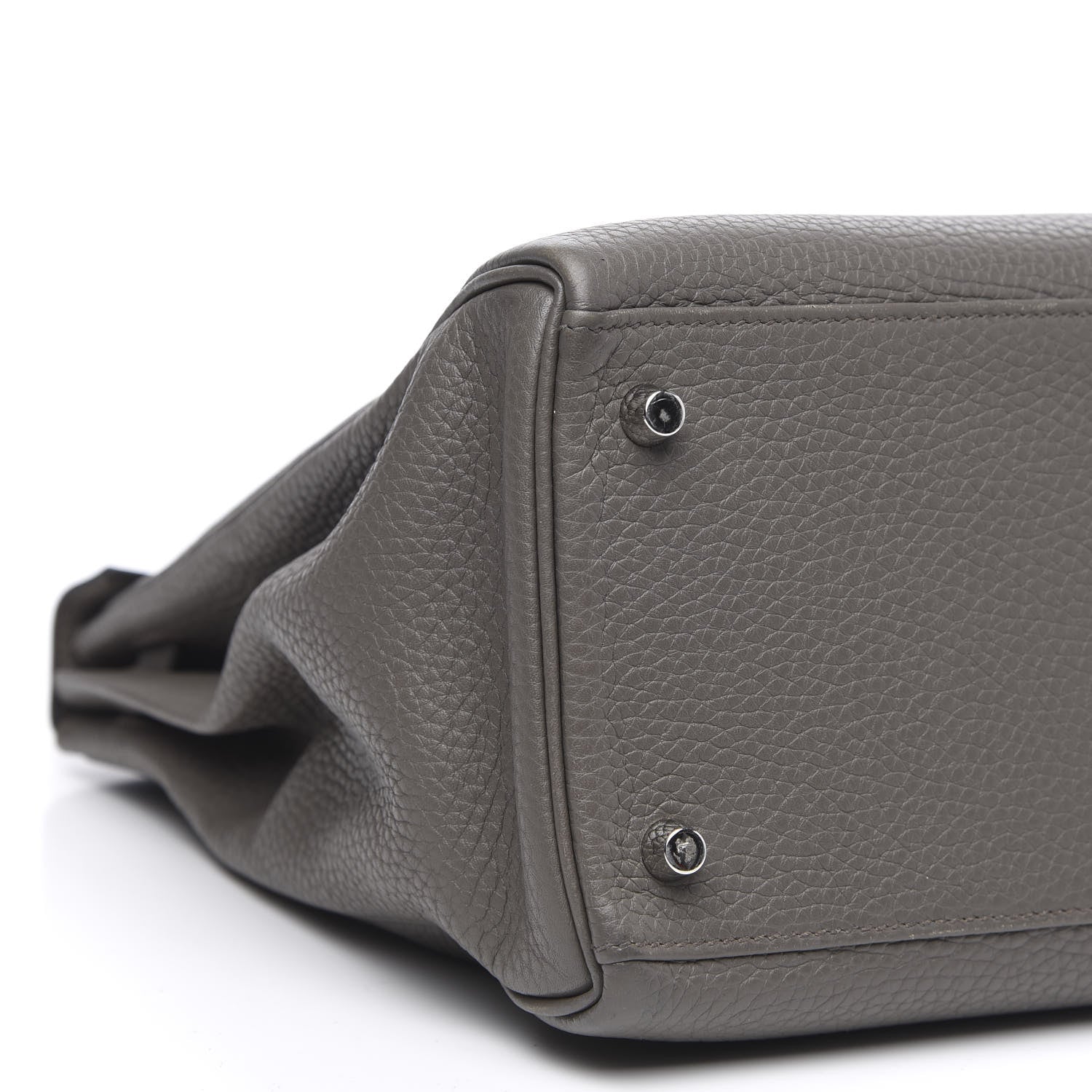 Hermes Taurillon Clemence Kelly Retourne 35 Etain 24 of 30