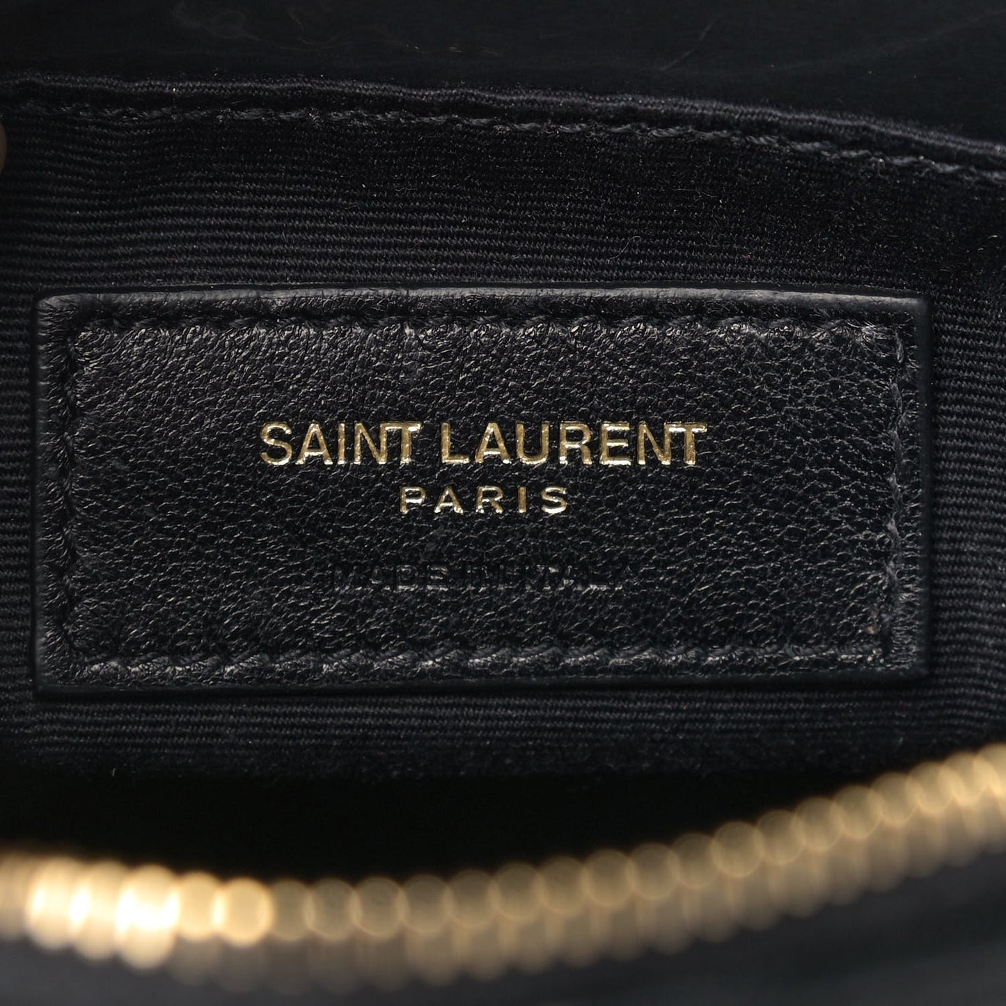 Calfskin Matelasse Monogram Lou Belt Bag Black