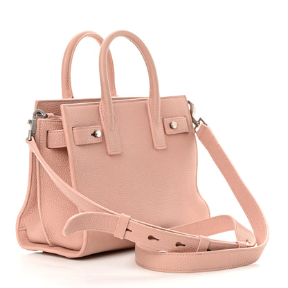 Saint Laurent Grained Calfskin Nano Supple Sac De Jour Antique Rose 2 of 19
