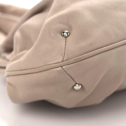 Chanel Lambskin Timeless Kiss Lock Shoulder Bag Beige 9 of 15