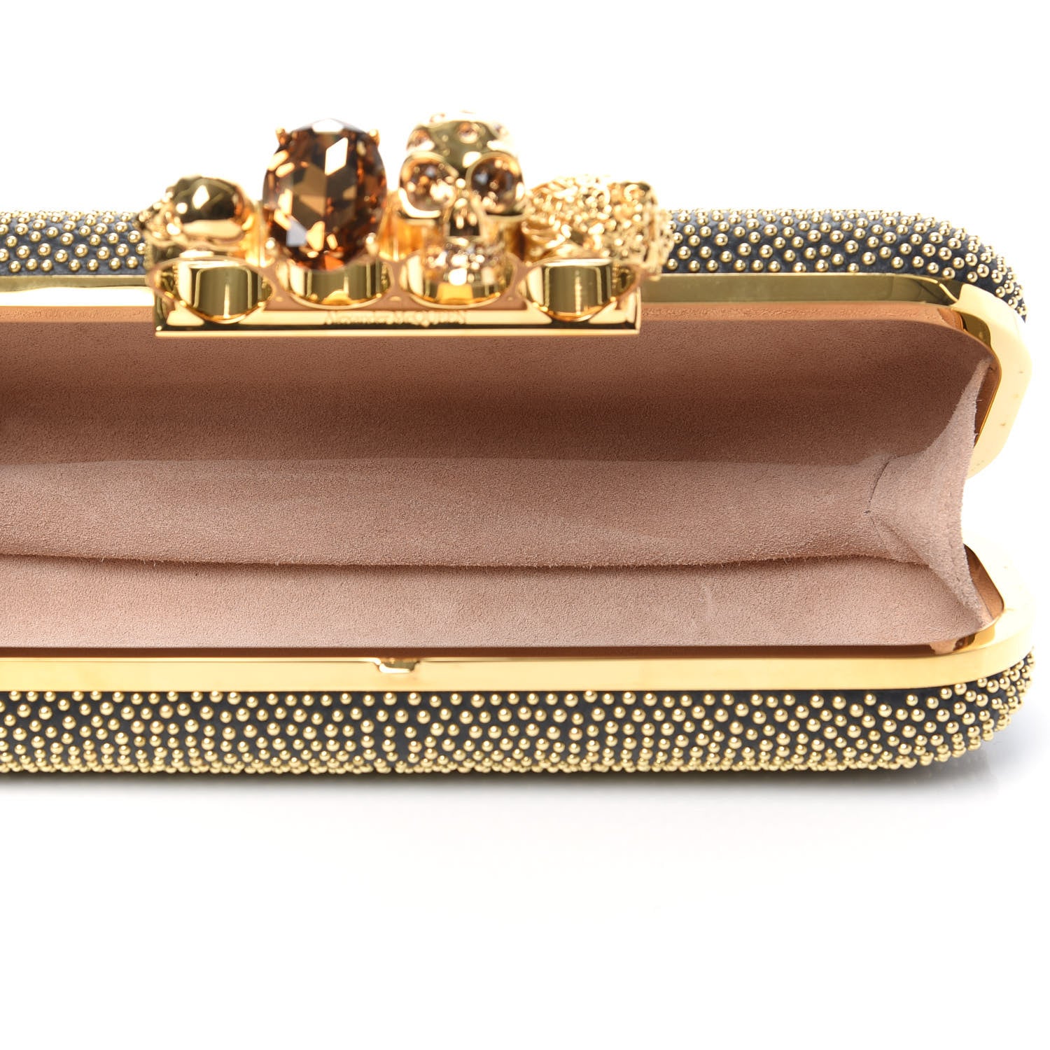 Alexander McQueen Studded Knucklebox Clutch Black 5 of 10