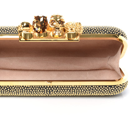 Alexander McQueen Studded Knucklebox Clutch Black 5 of 10