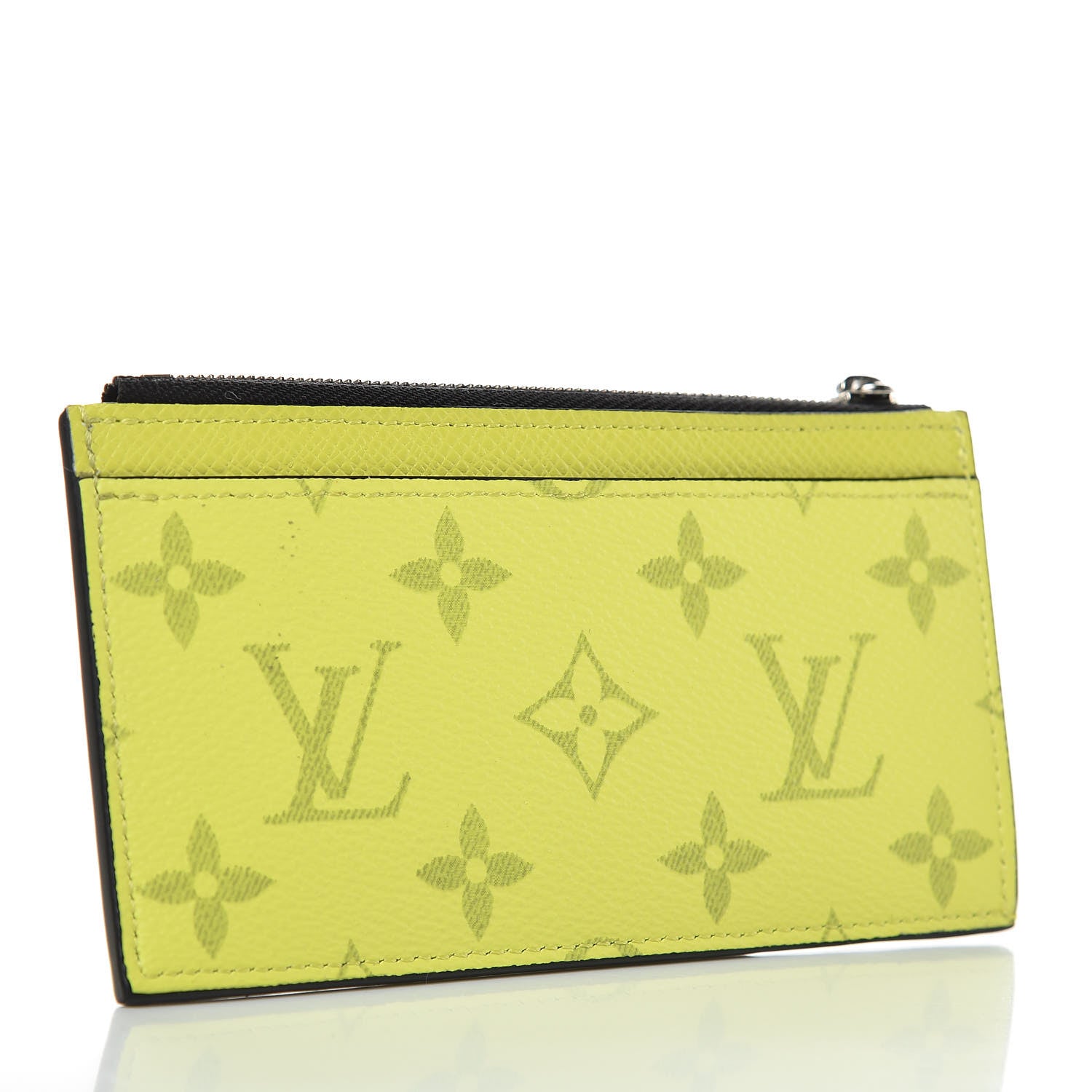 Louis Vuitton Monogram Taiga Coin Card Holder Yellow 3 of 7