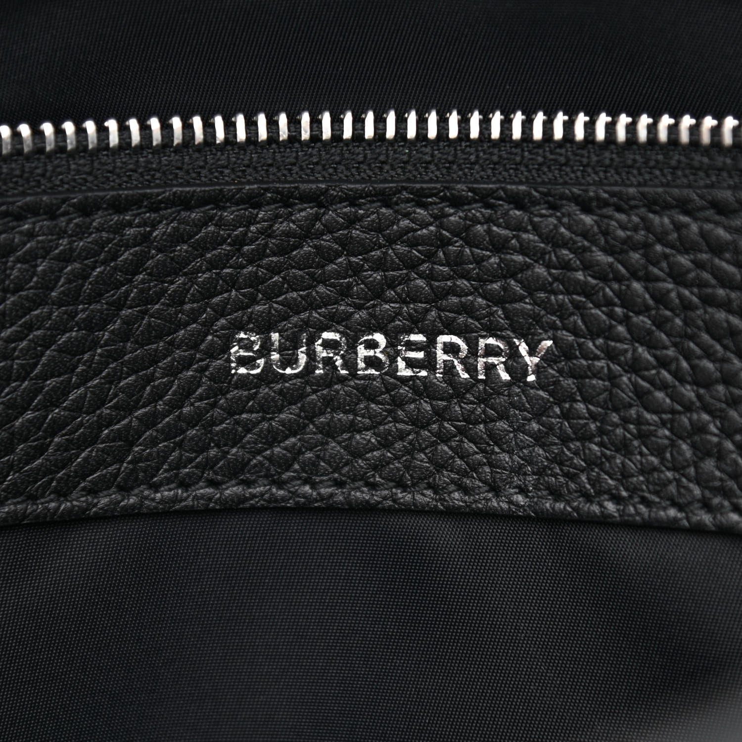 Burberry Grainy Calfskin Embossed Bruno Messenger Black 6 of 11