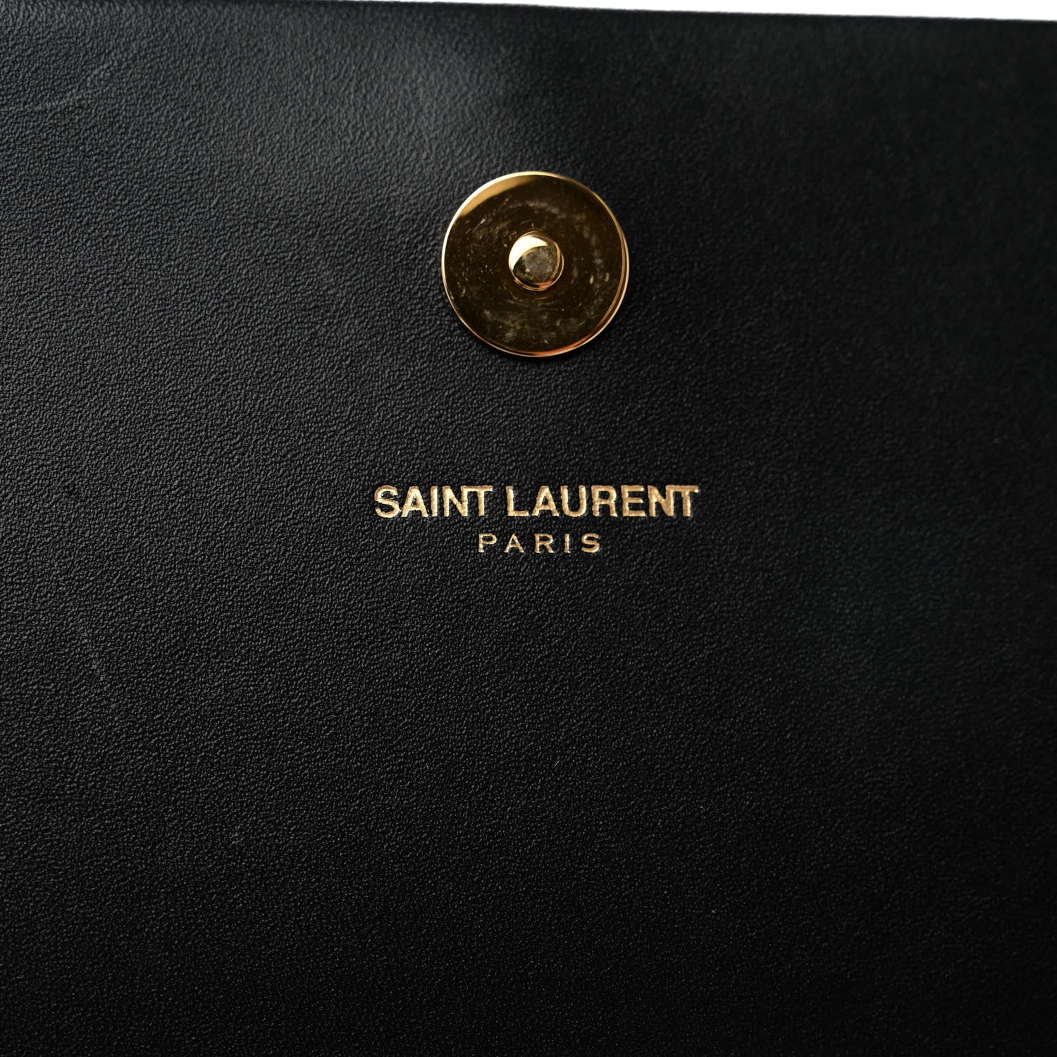 Saint Laurent Calfskin Classic Monogram Tassel Clutch Black 7 of 7