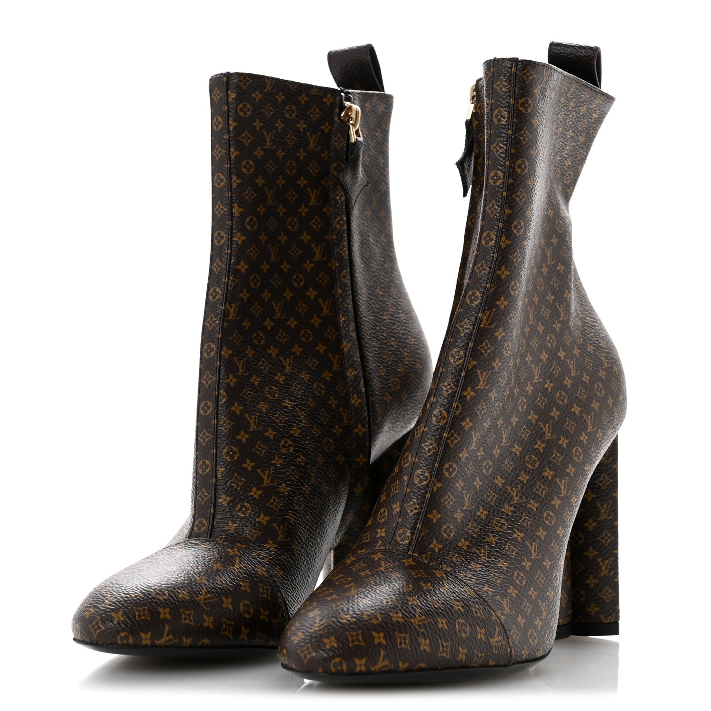 Nano Monogram Silhouette Ankle Boots 37.5