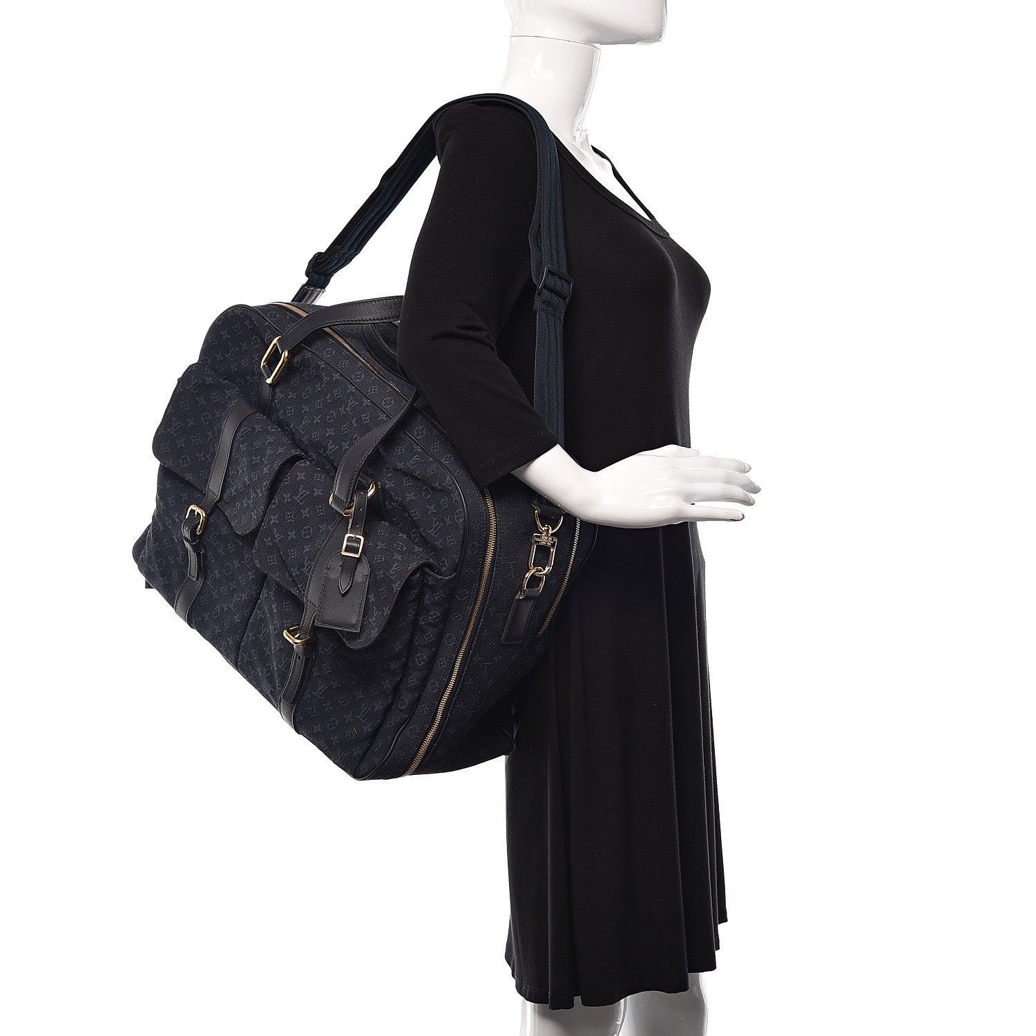 Louis Vuitton Mini Monogram Louise Blue 2 of 12